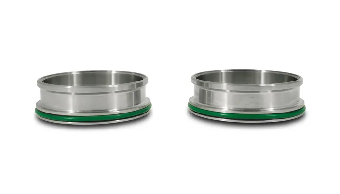 Vibrant Performance - 12560 - HD Clamp Stainless Weld Ferrules with O-Rings for 5 in. O.D. Tubing product image