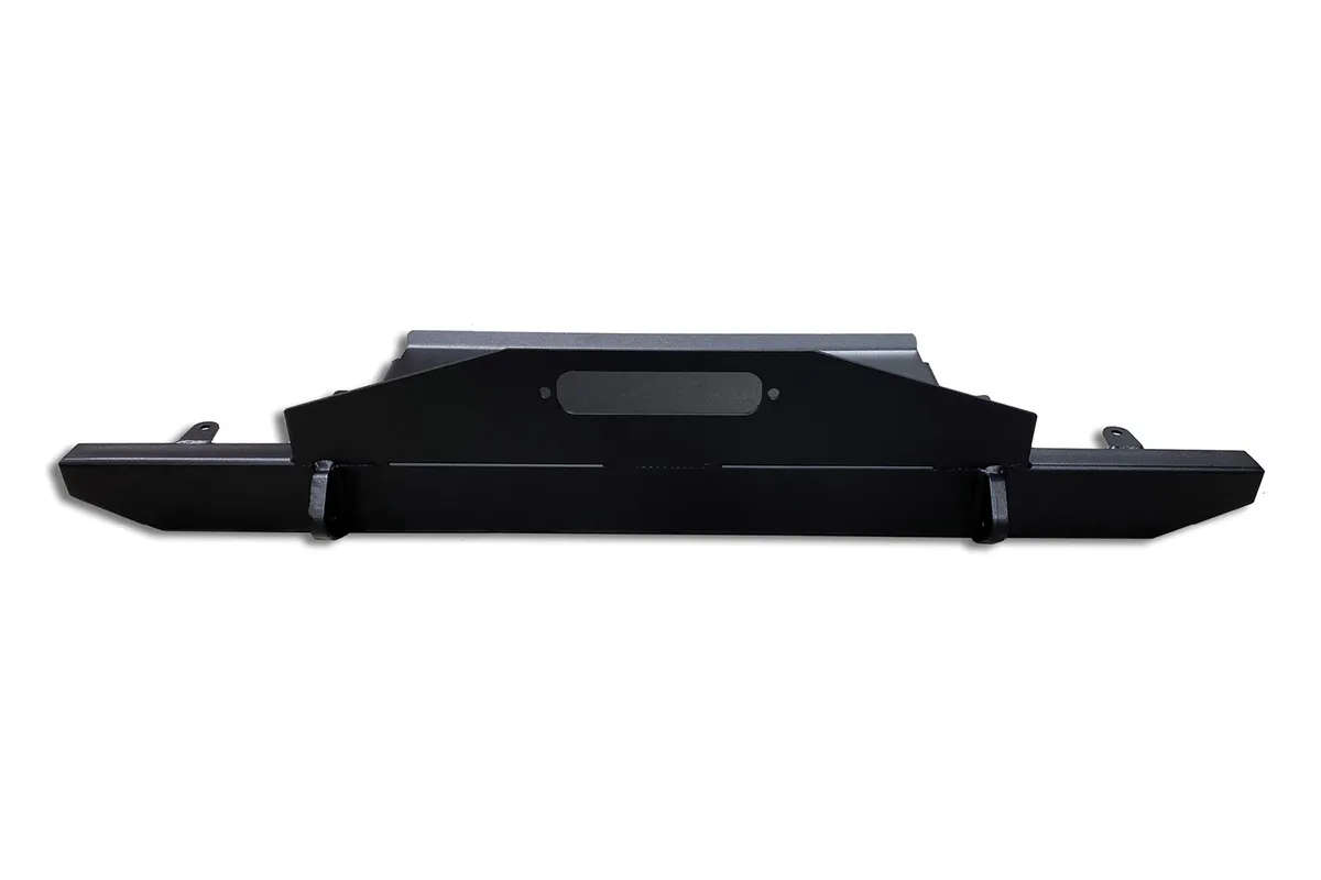 TJ Wrangler / LJ Unlimited Tube Bumper with Winch Plate 54" - Black Powder Coated product image