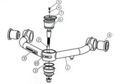 ReadyLift Stock/Leveling/Big Lifts Upper Control Arms-New Bushings/High Angle Ball Joint