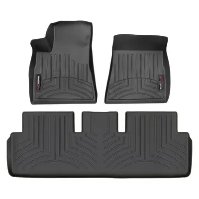 Weathertech WeatherTech 2019 - 2023 Tesla Model 3 Black Front and Rear Floorliners 441220-1-2