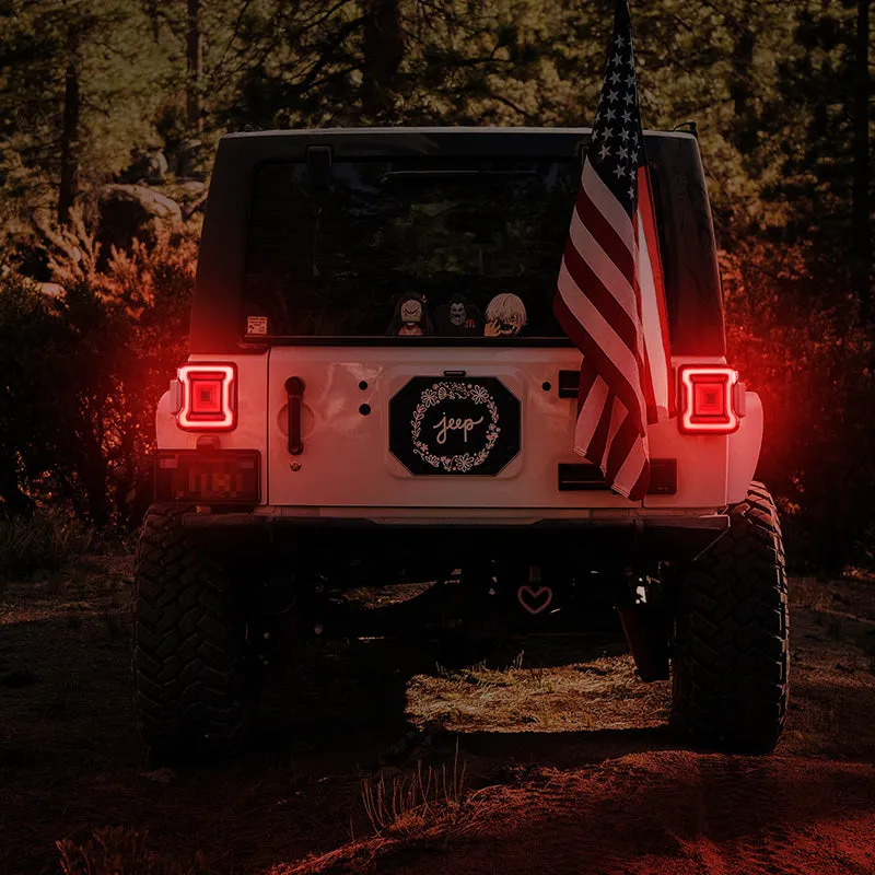 JL Styling LED Taillights Assembly for 2007-2018 Jeep Wrangler JK JKU product image
