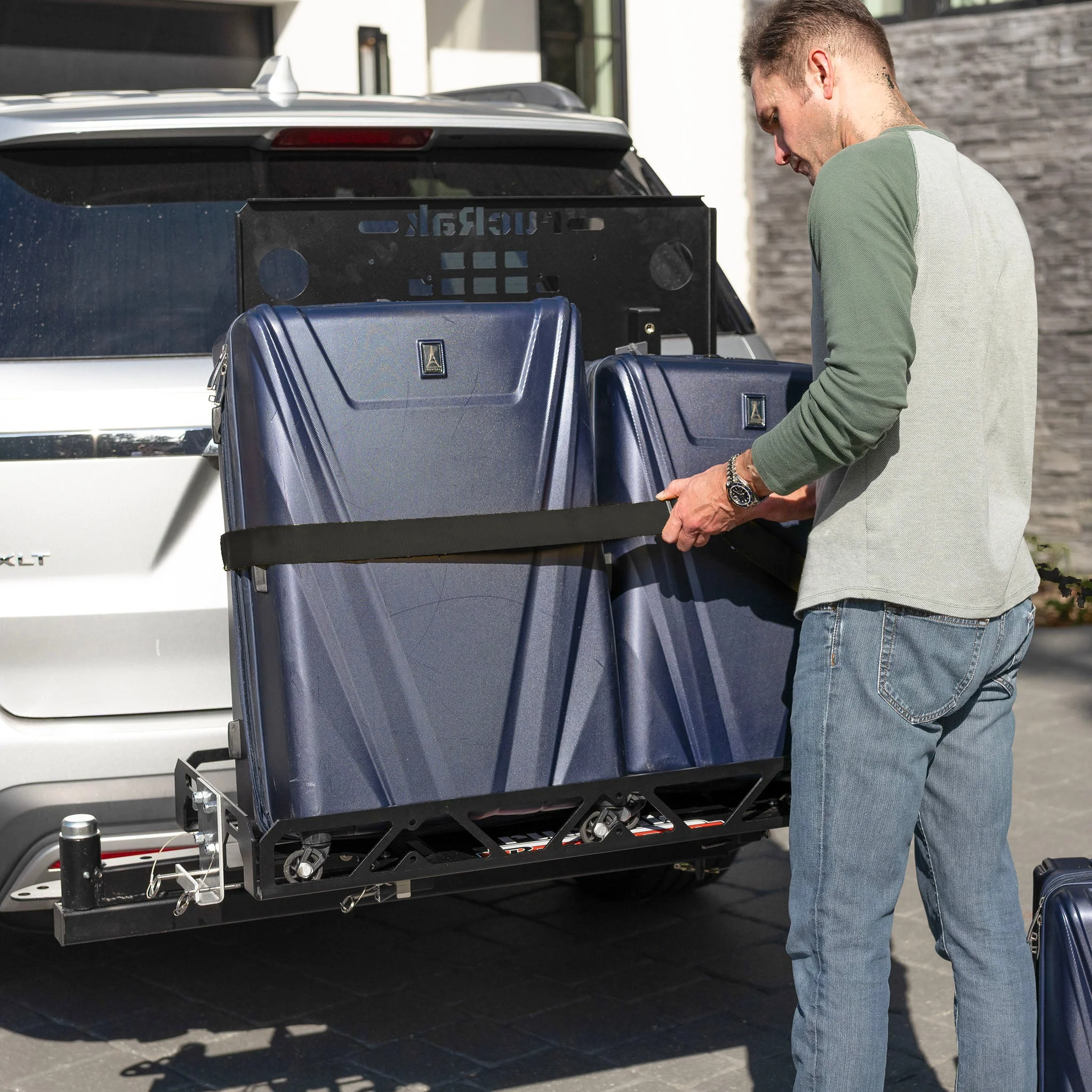 rucRak GUNNY Swing-Away Hitch Cargo Carrier & Bike Rack — Universal 2" Receiver product image