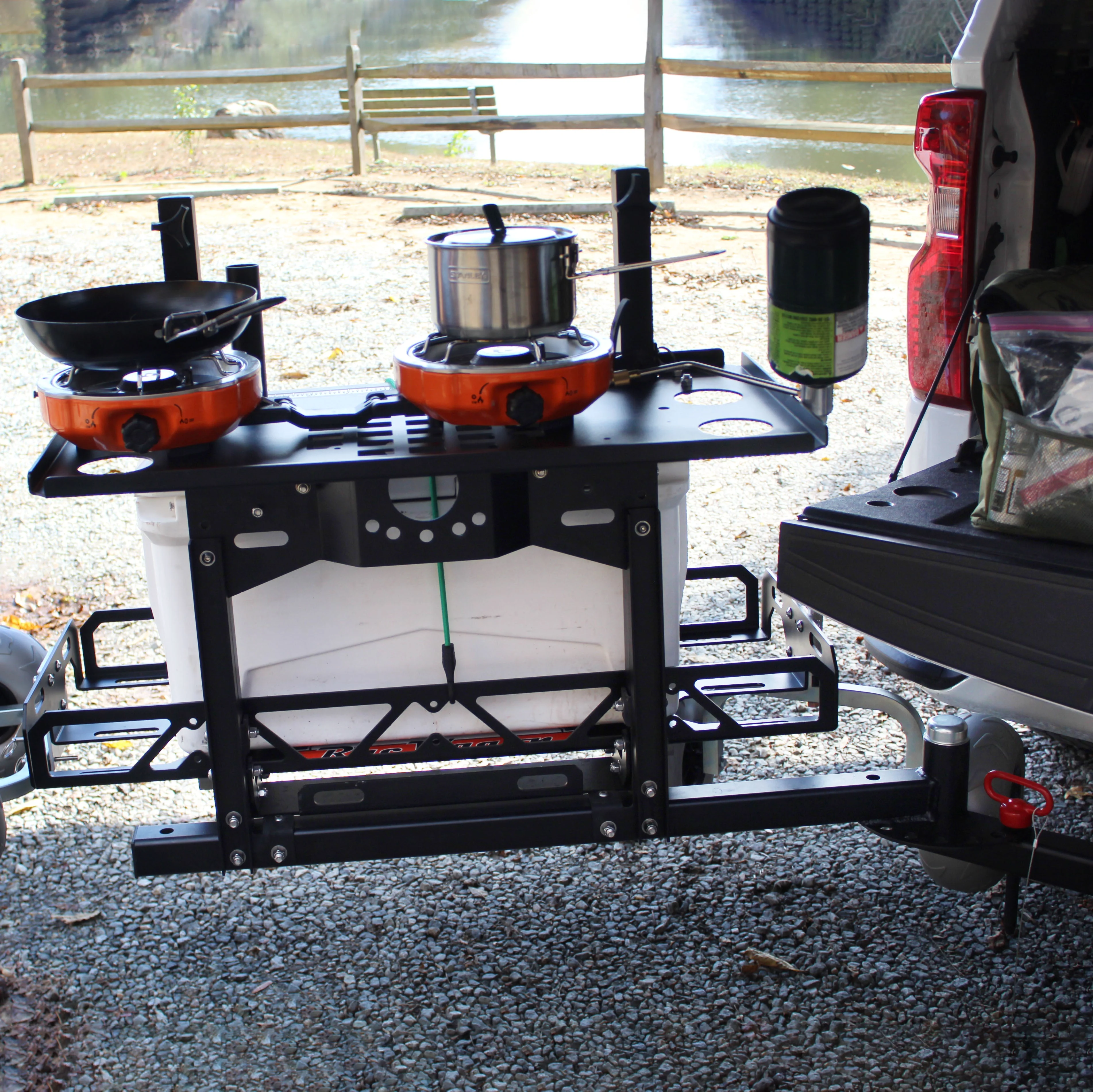 rucRak GUNNY Swing-Away Hitch Cargo Carrier & Bike Rack — Universal 2" Receiver product image