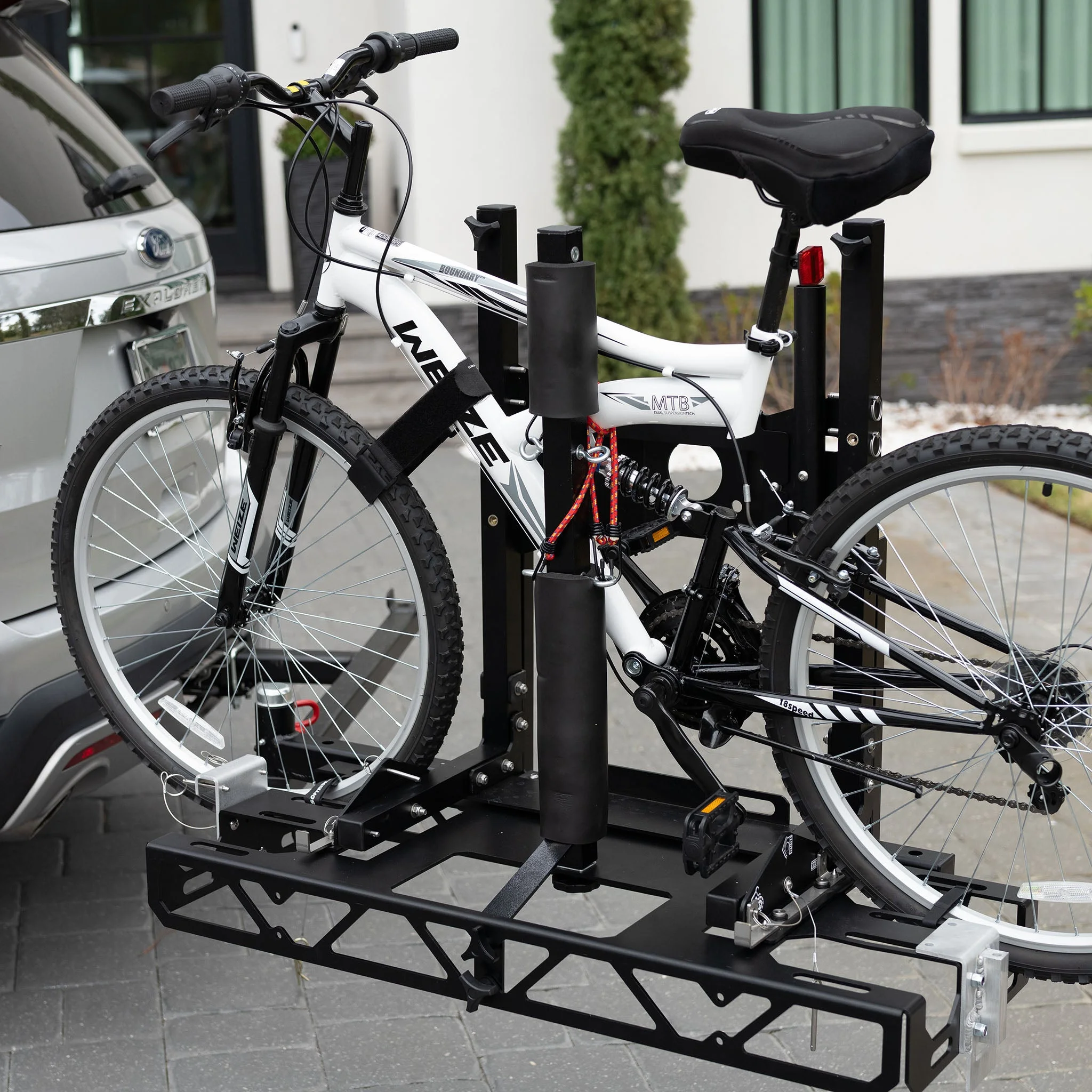 rucRak GUNNY Swing-Away Hitch Cargo Carrier & Bike Rack — Universal 2" Receiver product image