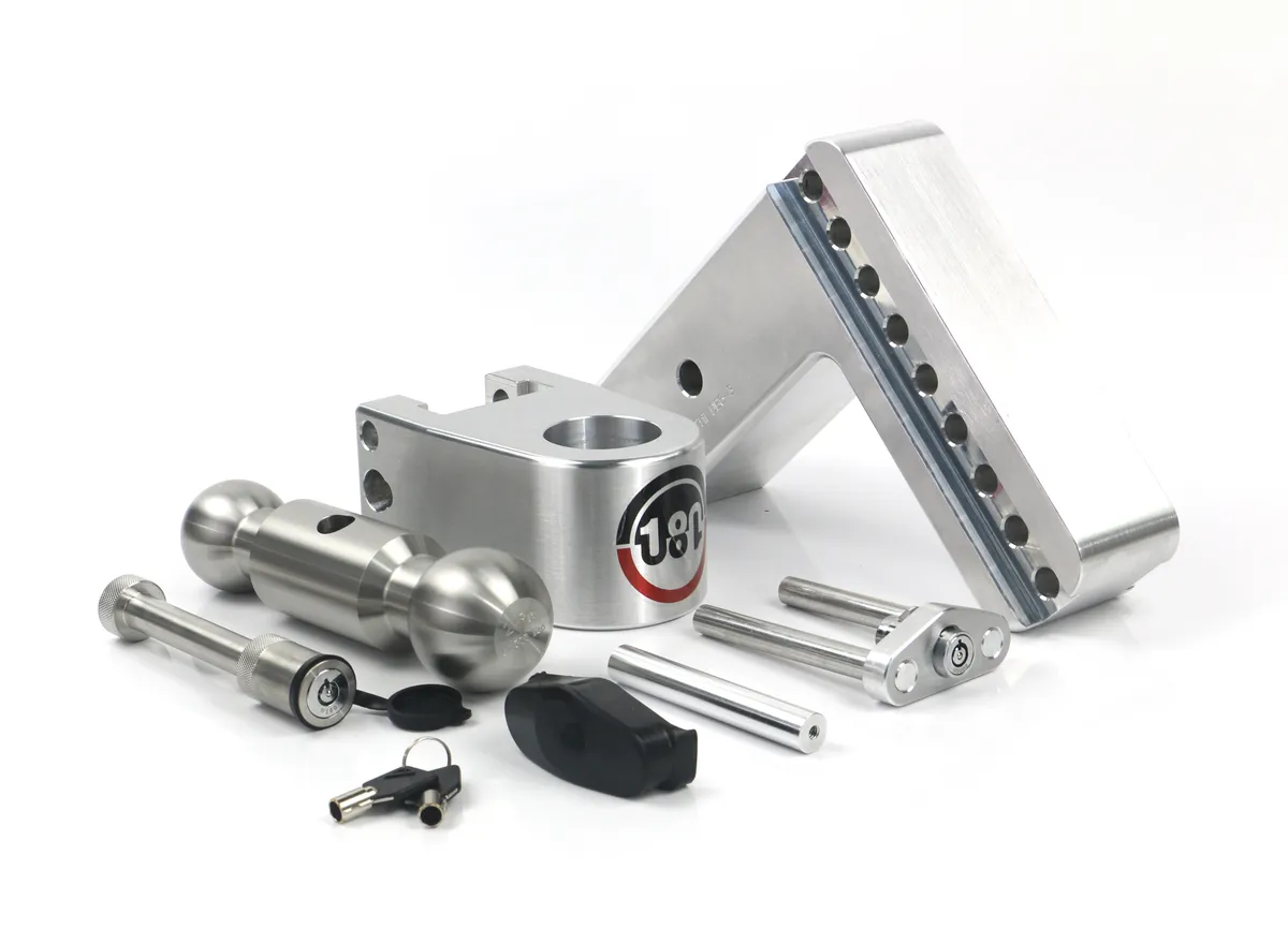 180 Hitch Stainless Steel 6in Drop Hitch With 3in Shank (10k/21k Grwr) With Ws05keyed Alike product image