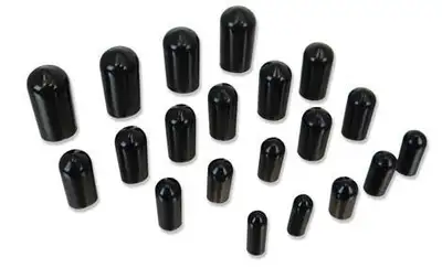 Moroso Vacuum Line Cap Kit Black