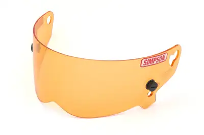 Simpson Safety Shield Amber/BlueBlocker Bandits/ Diamond Back