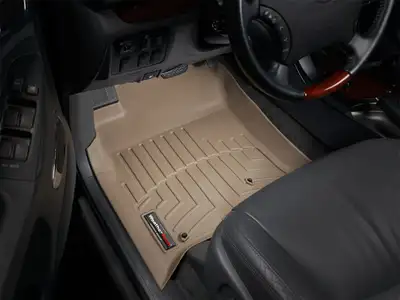 Weathertech 2003 - 2006 Lexus GX470 Tan Front FloorLiner w/o Rear Seat Entertainment System