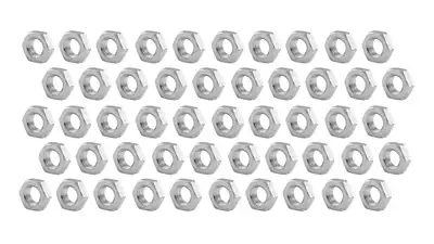 Allstar Performance 3/8-24 LH Alum Jam Nuts 50pk