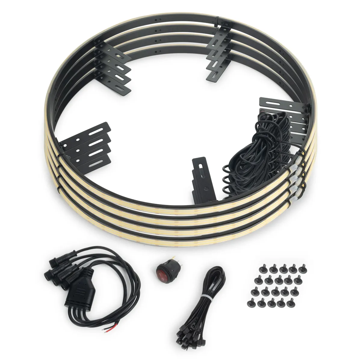 "oracle Lighting LED Illuminated Wheel Rings - 16.5"" Plasma White" product image