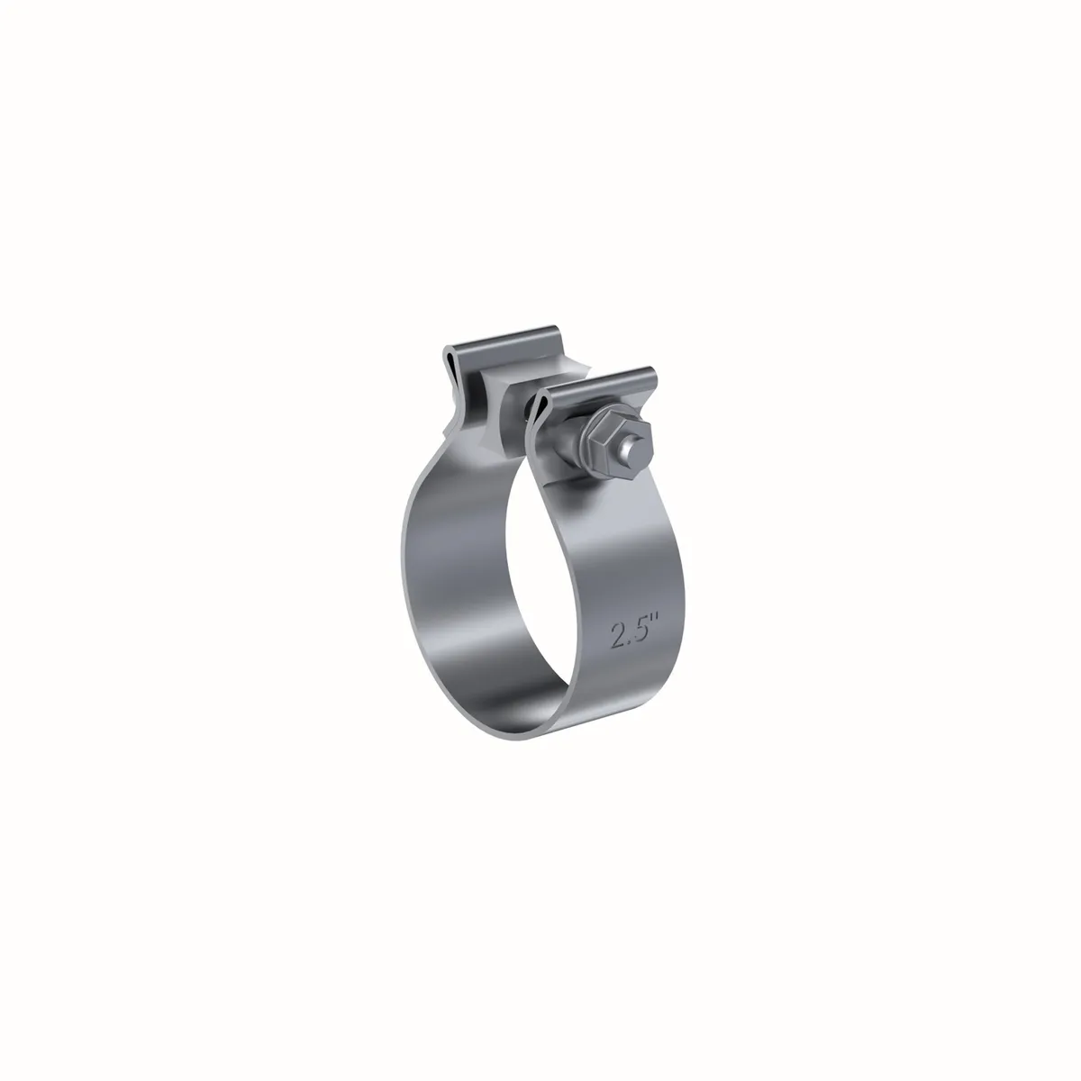 Garage Parts Band Clamp; 2.5 in. Diameter; Stainless Steel; product image