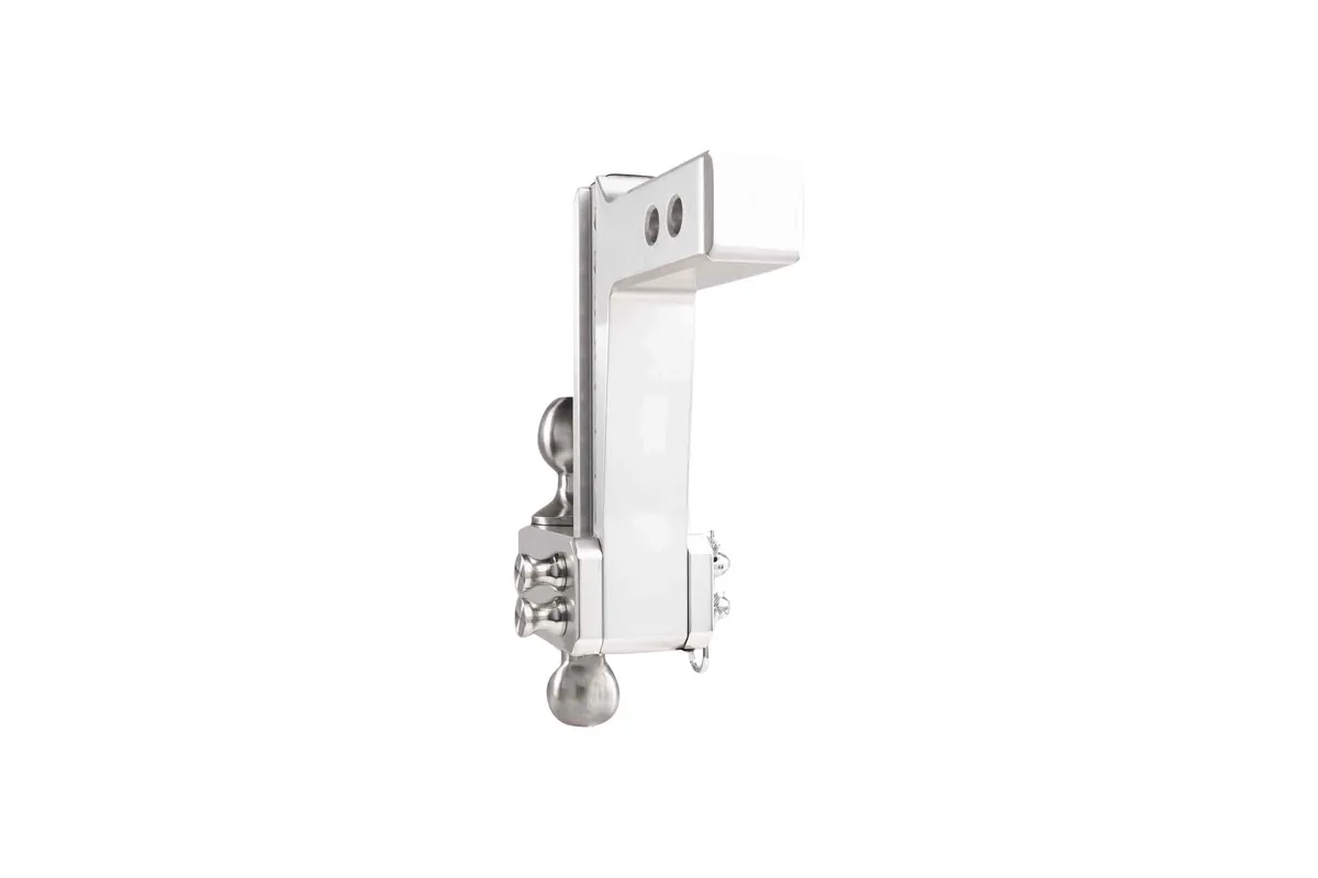 2.0" Aluminum Medium Duty Hitch 6" Drop/Rise w/ Stainless Steel Dual Ball product image