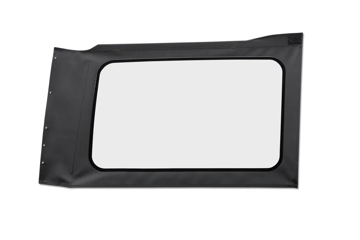 Replacement Windows forJeep Soft Top OE JL Replacement Jeep Windows For Jeep 2018-Current Wrangler JL 4 Door Quarter Right Hand 4 Door Clear Black Vinyl Bestop product image