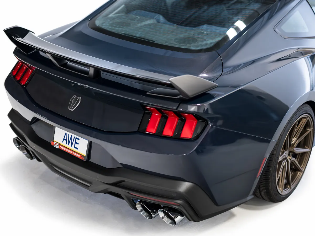 AWE SwitchPath™ Exhaust for S650 Ford Mustang Dark Horse - Quad Diamond Black Tips product image