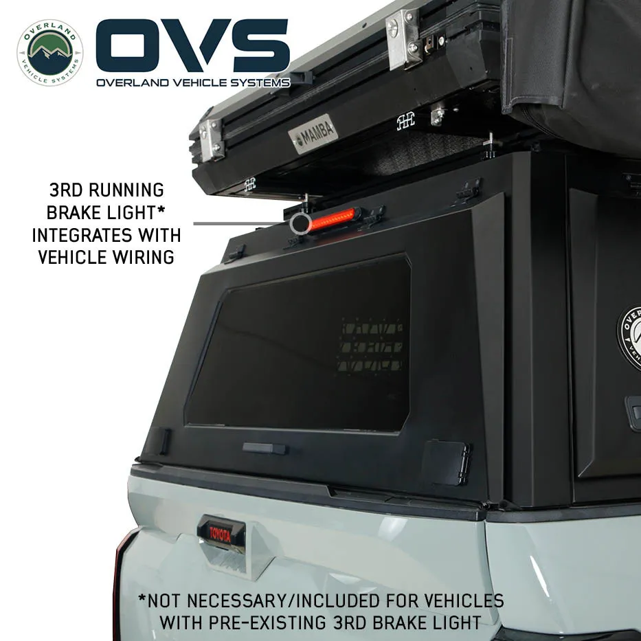 Overland Expedition Pro Plus Truck Cap W Full Wing Window Doors Front and Rear Windows and 3rd Brake Light 20-26 Jeep Gladiator Overland Vehicle Systems 70200003 product image