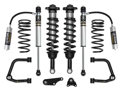 ICON Vehicle Dynamics ICON 2024-2025 Toyota Tacoma 1.25-3" Lift, Stage 3 Suspension System, Tubular, Triple Rate Rear Springs