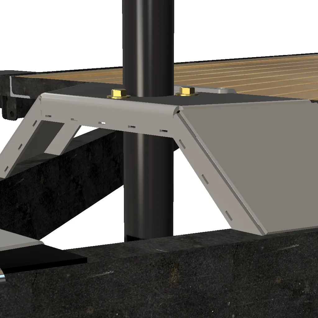 Trailer Tongue Jack Heavy Duty Relocation Mount product image