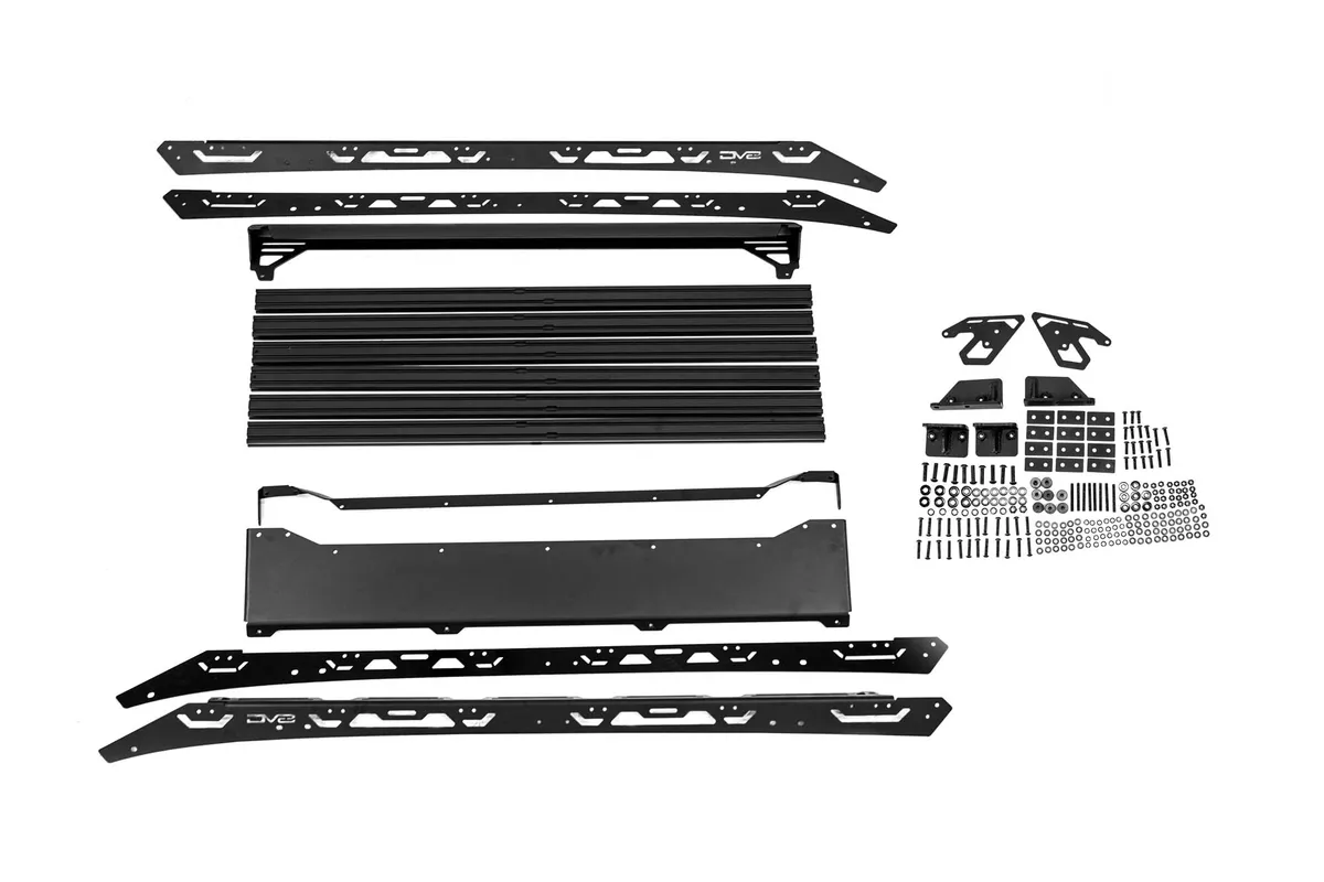 DV8 Offroad 2024-2025 Toyota Tacoma Double Cab Roof Rack - RRTT1-04 product image