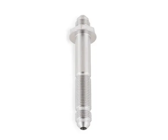 Earl's Straight -3 Bulkhead - Stainless Steel Long - Through Frame Style Fitting - 1.5" to 2.0" product image