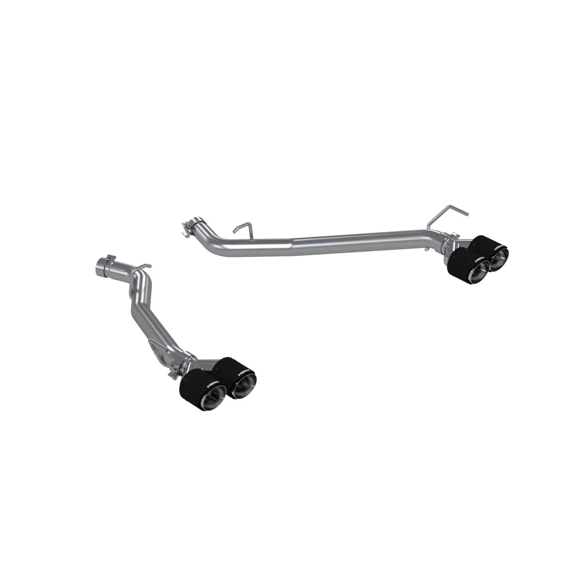 Axle-Back 2.5 inch Dual Rear Quad Carbon Fiber Tips (4) 4.0 inch OD Dual Out Explorer 20-Up Lincoln Aviator MBRP product image