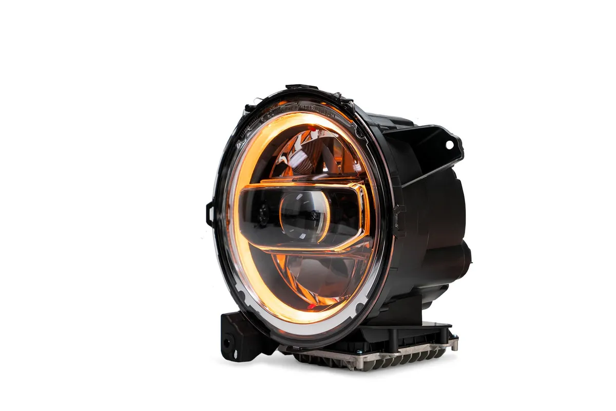 2018-2026 Jeep Wrangler JL & Gladiator JT LED Headlights | Chrome product image