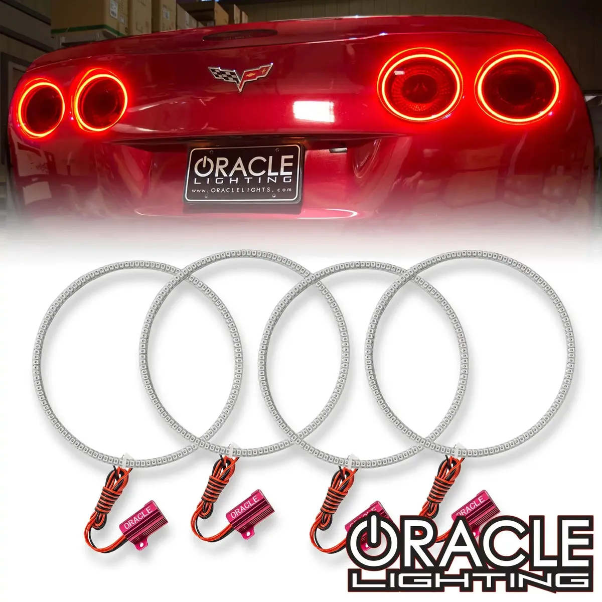 Oracle Lighting 2542-003 - Chevrolet Corvette C6 2005-2013 ORACLE LED Tail Light Halo Kit