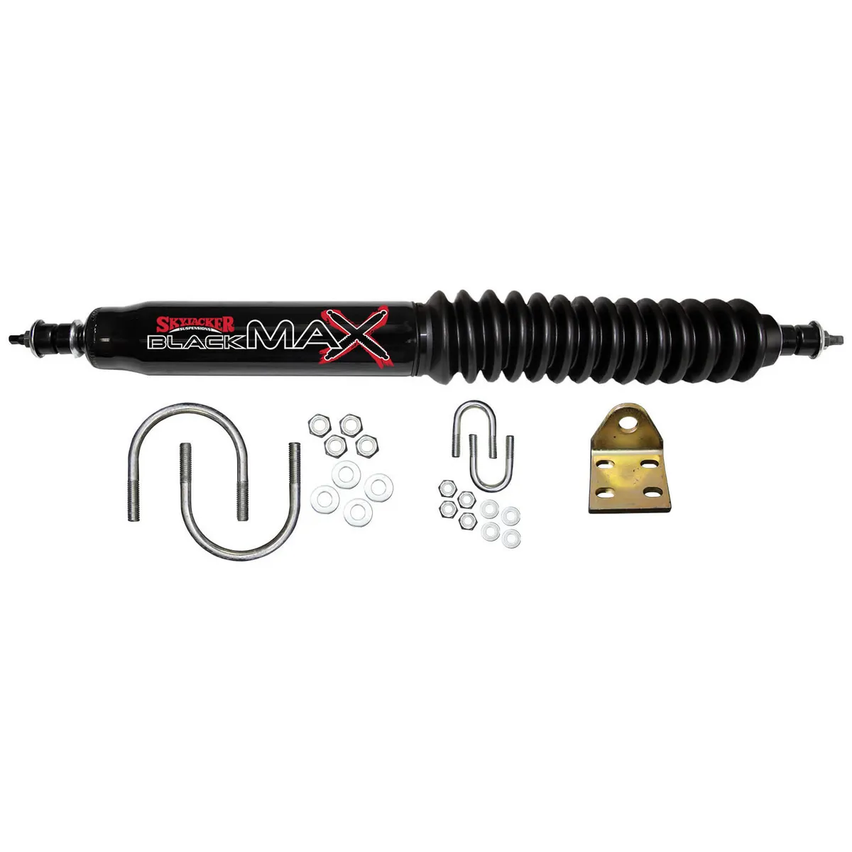 Steering Stabilizer Single Kit Black Single Kit For Use w/Straight Axle Skyjacker product image