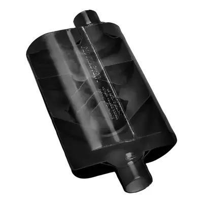 Flowmaster Super 40 Series Muffler 3.00in IN (O) / 2.50in OUT (D): ea 16 Gauge Aluminized Steel