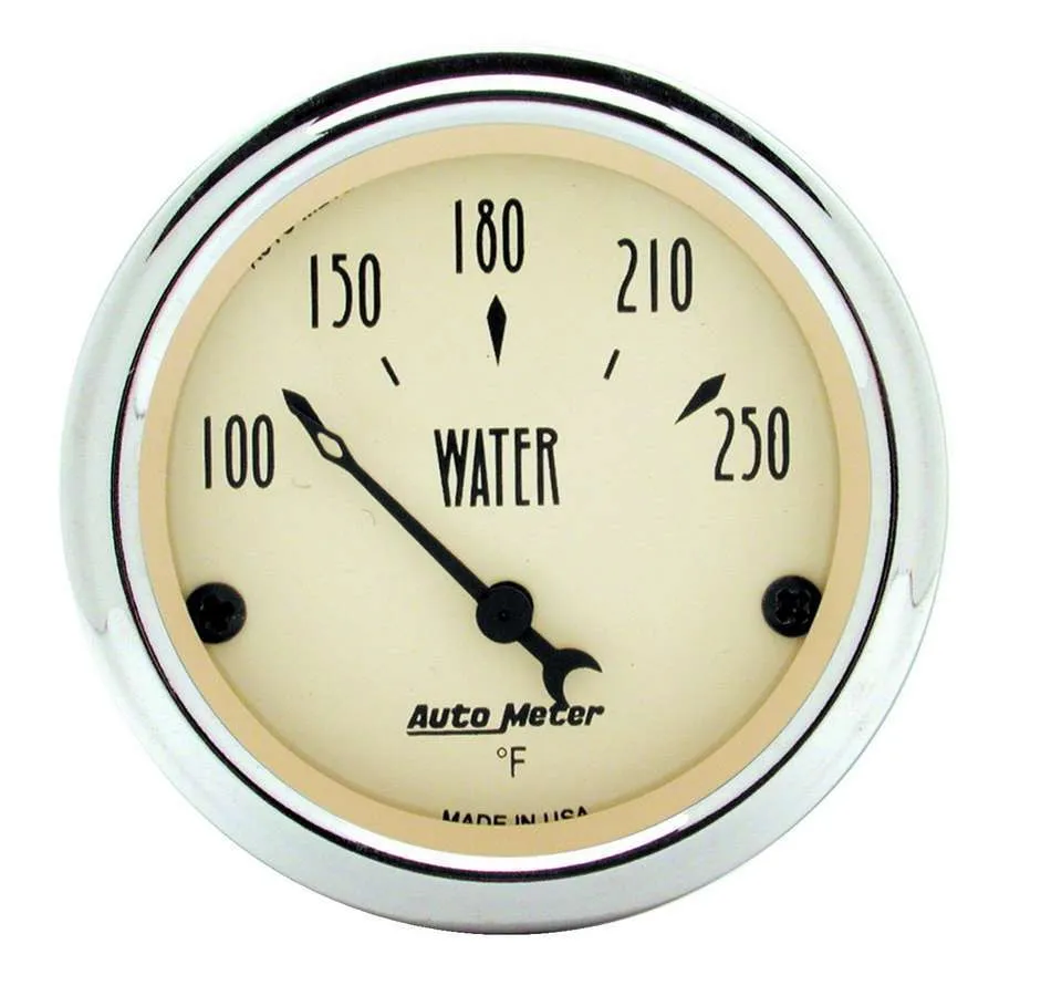 AutoMeter 2-1/16in. Water Temperature; 100-250 f; Antique Beige