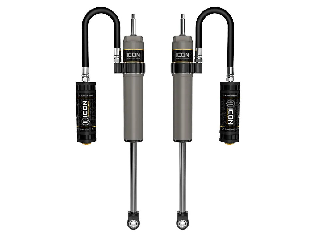 ICON Vehicle Dynamics ICON 1996-2002 Toyota 4Runner, 0-2" Lift, Rear, V.S. 2.5 Aluminum Series Shock Absorbers, Remote Reservoir, Pair