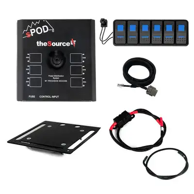 sPOD sPOD SourceLT Modular w/ LED Switch Panel and 36in Battery Cables - Blue