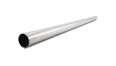 Vibrant Performance Straight Stainless Steel Tubing; 4 in. OD; 5 ft. Length; 0.065 in. Wall Thickness; 304 Stainless Steel; Brushed;