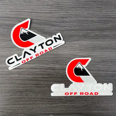 Clayton Off Road Clayton Off Road Official Logo Stickers