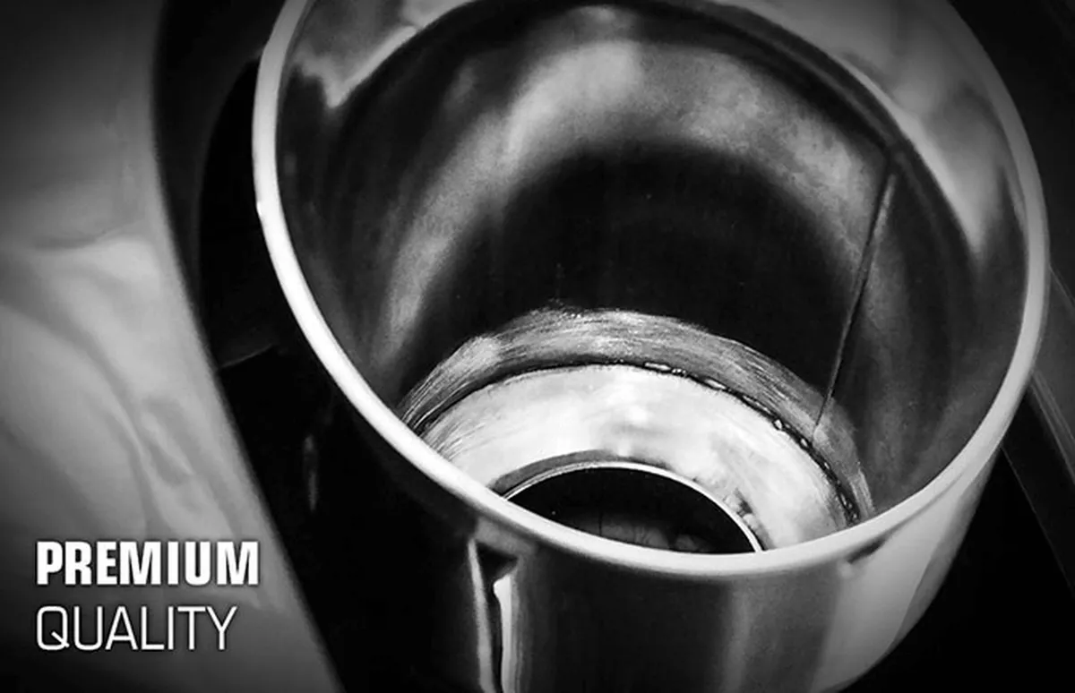 Exhaust Tip 5in Id/6in Od 13in Oal Ss Blk W/Clamp Ea product image