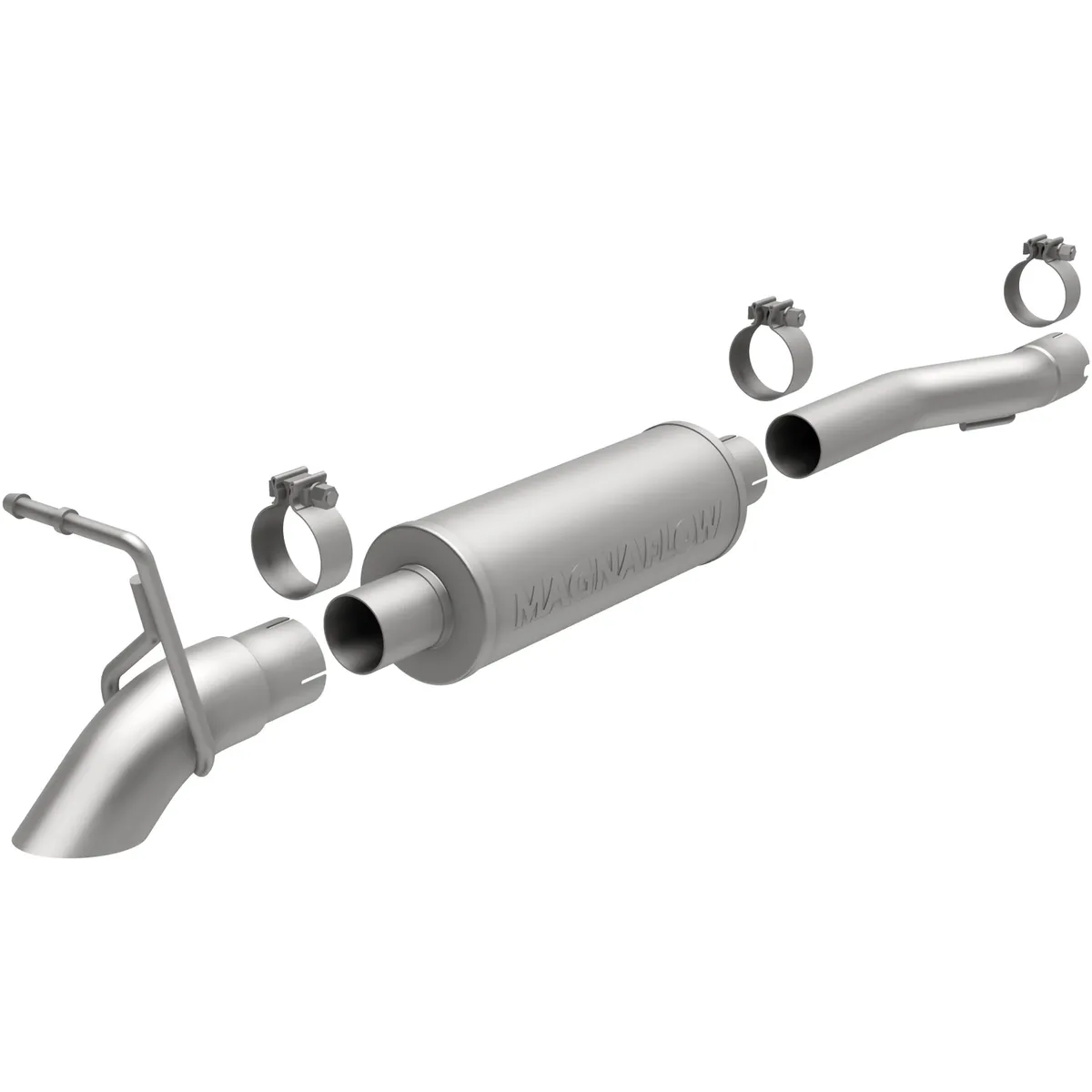 MagnaFlow 2007-2011 Jeep Wrangler 3.8L Off Road Pro Series Cat-Back Performance Exhaust System 17119 product image