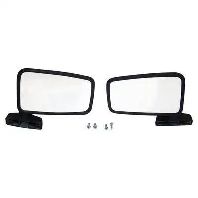 Crown Automotive Jeep Replacement 1987-1990 Cherokee XJ Non Remote Mirrors (Small); Includes Left & Right 1987-1990 Comanche MJ Non Remote Mirrors (Small); Includes Left & Right 1987-1993 Wrangler YJ w/ Full Hard Doors; Includes Left & Right