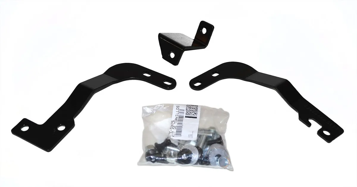 Go Rhino Go Rhino 55195 - RC2 & RC2 LR Bull Bar - Mounting Bracket Kit Only - Textured Black