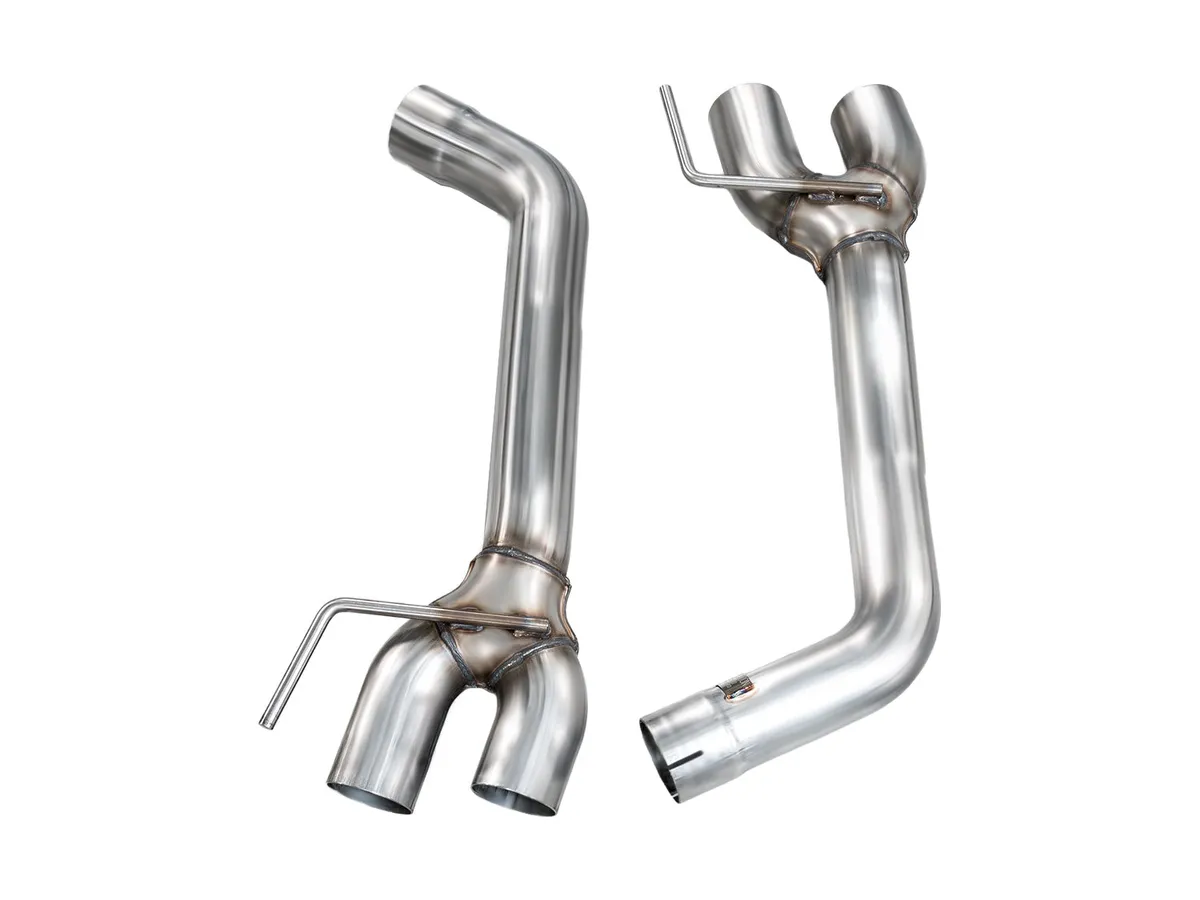 AWE Touring Edition Cat-back Exhaust for the '18-'23 S550 Mustang GT - Quad Chrome Silver Tips product image