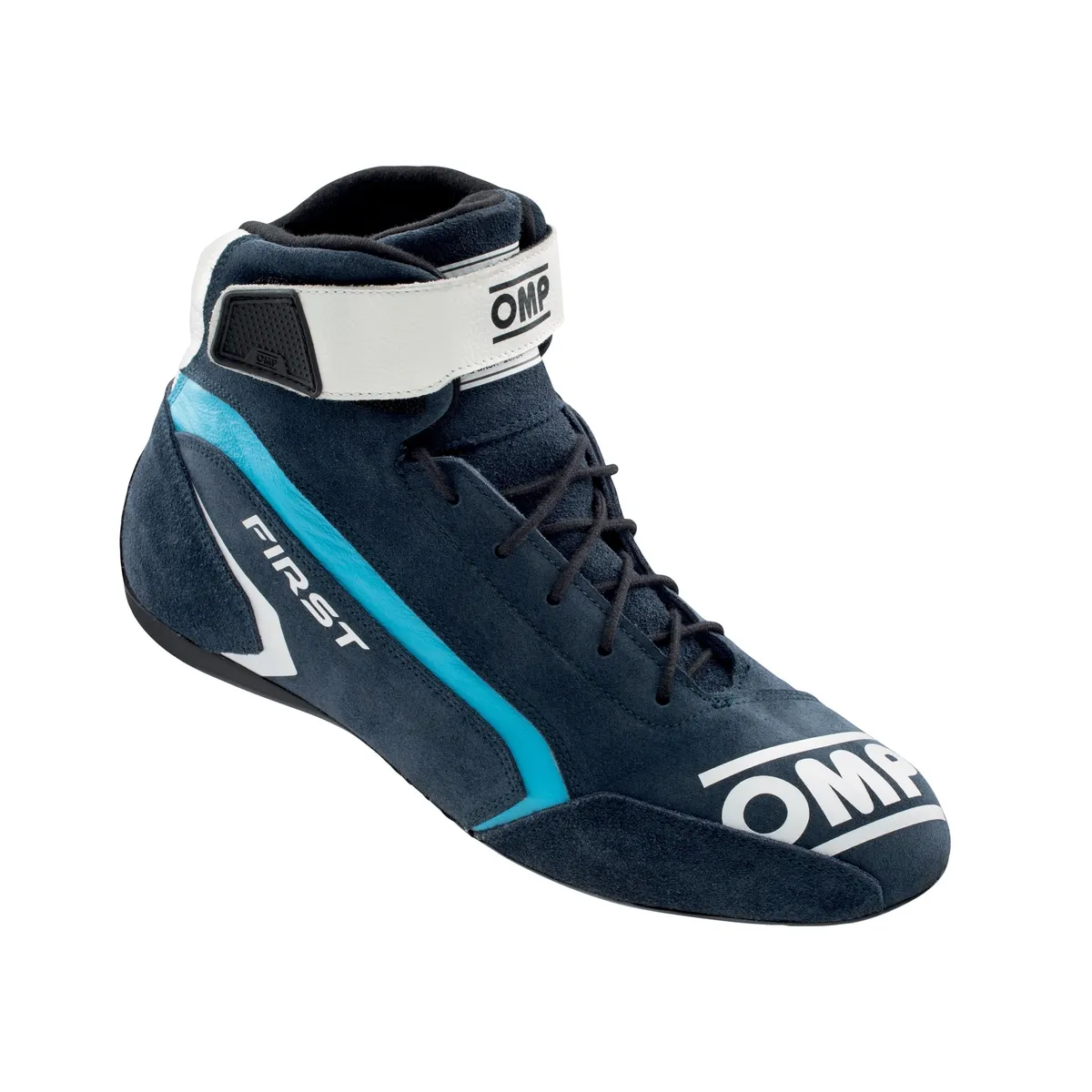 OMP Racing INC First Shoes My2021 Blue/ Cyan Tg. 43 Fia 8856-201