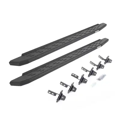 Go Rhino Go Rhino 69612973T - RB30 Running Boards with Mounting Bracket Kit - Protective Bedliner Coating
