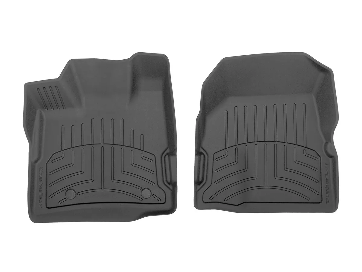 Weathertech Chevrolet Equinox 2011 Black Front FloorLiner HP Dual Driver s Side retention posts