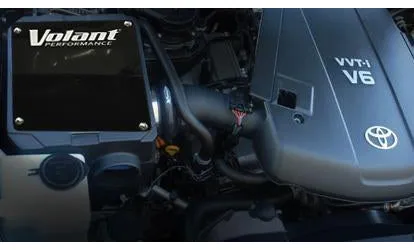 Cold Air Intake Kit; Incl. Closed Filter Box w/RAM Air Scoop/Air Duct/PowerCore® Filter/Connectors/Clamps; product image