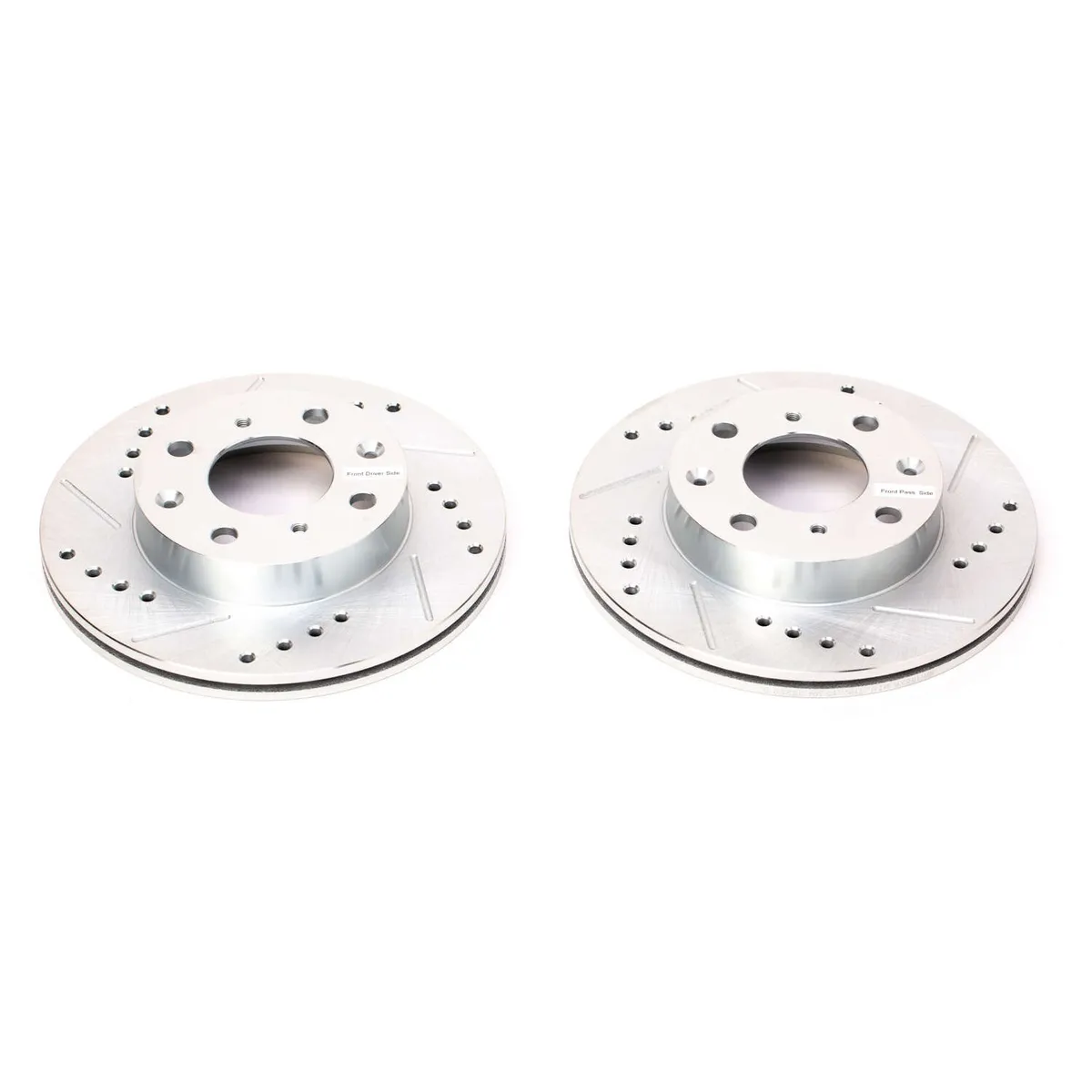 Front Honda Crx 1988-1991 Honda Civic 1984 Honda Insight 2000-2006 Drilledslotted Rotor Pair product image