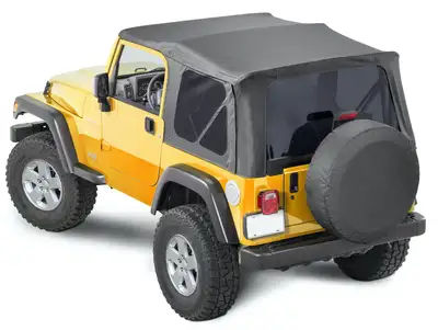 Steinjager Tops and Covers 1997-2006 Replacement No Doors Skins, Tinted Glass Black Diamond