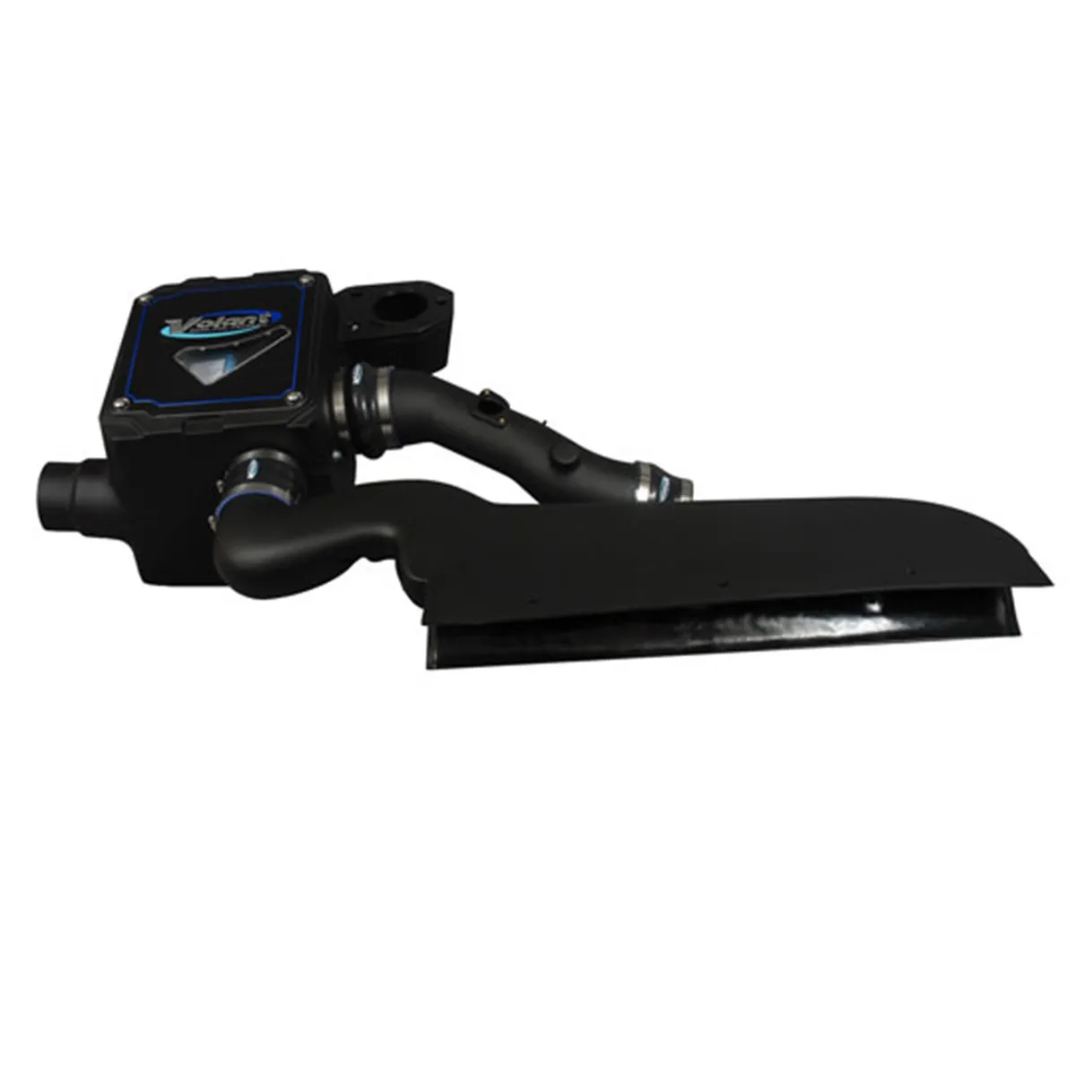 Cold Air Intake Kit; Incl. Closed Filter Box w/RAM Air Scoop/Air Duct/PowerCore® Filter/Connectors/Clamps; product image