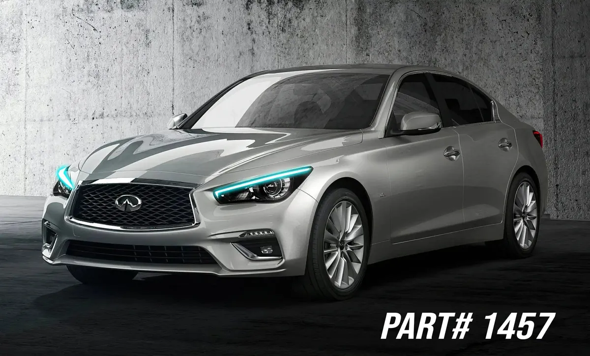 Oracle Lighting 2014-2021 Infiniti Q50 Colorshift Rgb+w Headlight DRL Upgrade Kit product image