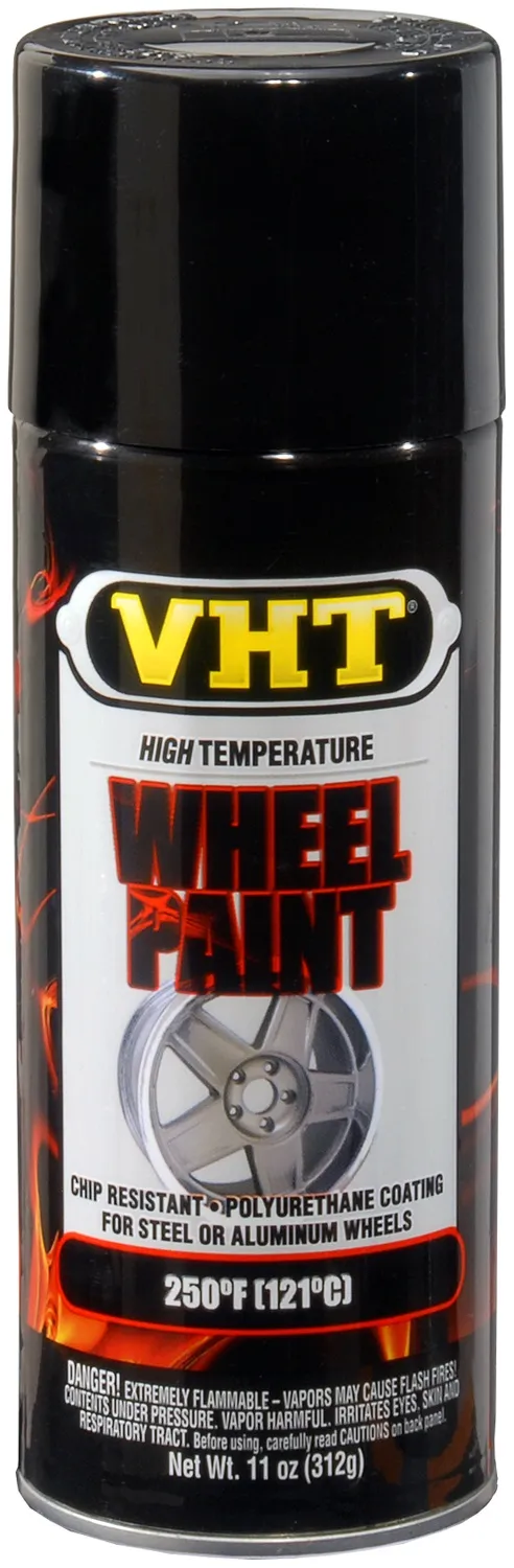 High Temperature Wheel Paint; Gloss Black; 11 Oz. Aerosol product image