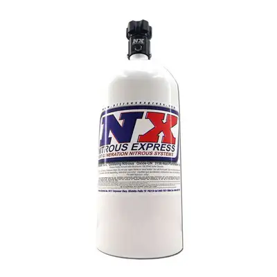 Nitrous Express Nitrous Express - 10 LB Bottle w/ Lightning 500 Valve (6.89 Dia. x 20.19 Tall) - 11100