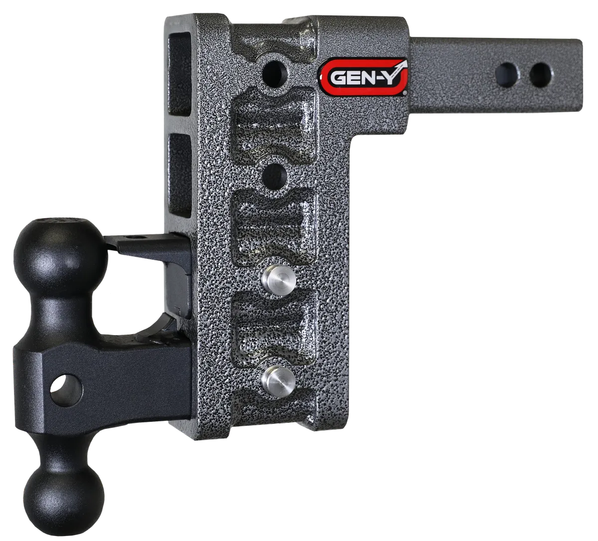 GEN-Y Hitch Mega-Duty 7.5in Drop Hitch w/ Dual-Ball Mount and Pintle Lock product image