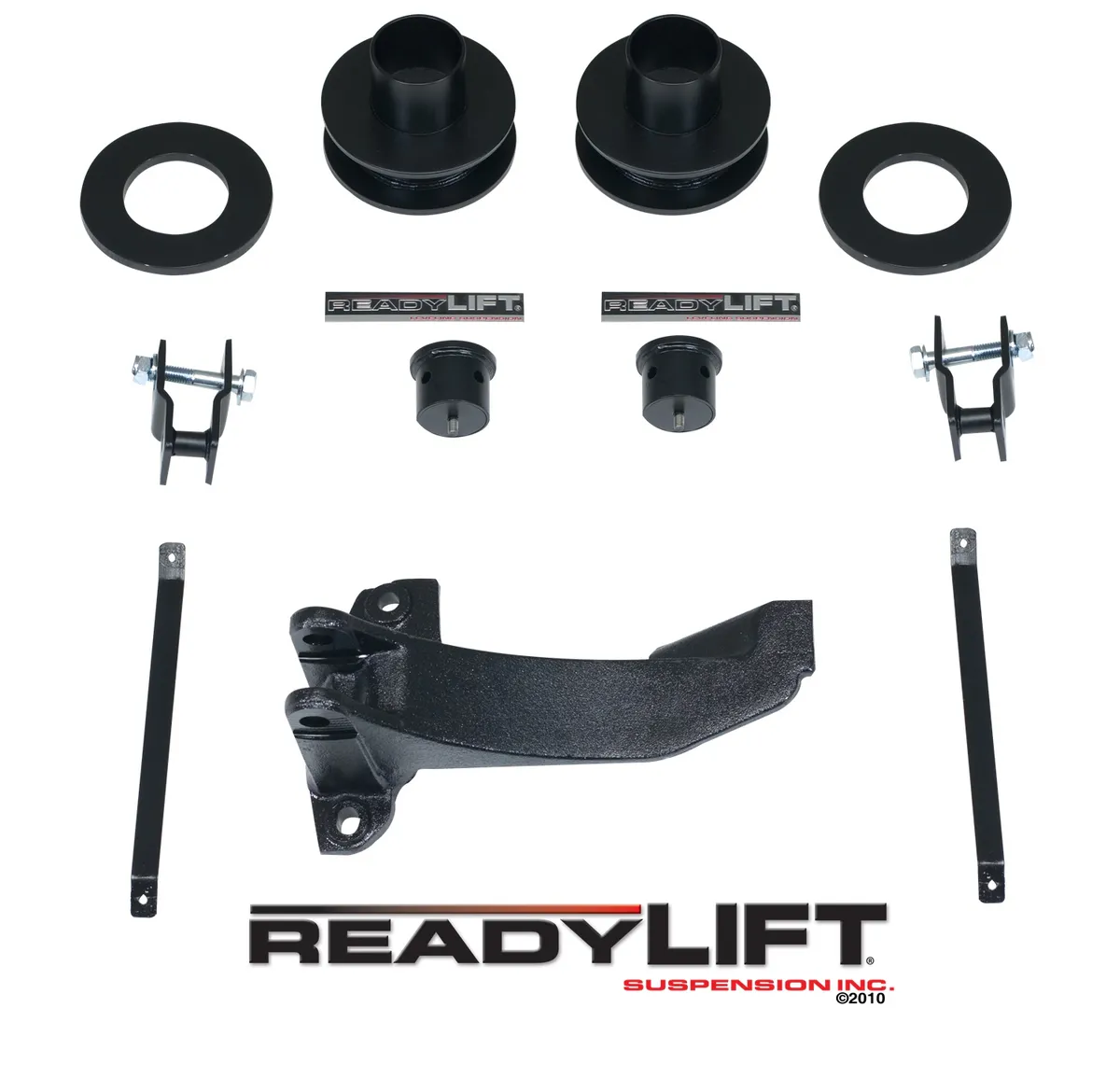 2.5 Front Leveling Kit W/ Track Bar Bracket - Ford Super Duty 4WD 2008-2010 product image